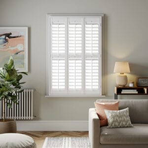 Wood Shutters with Centre Rod